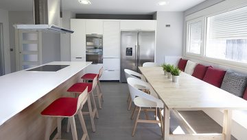 Cocina Santos en U con office