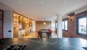 Proyecto de interiorismo y paisajismo en las nuevas oficinas de Cecinas Nieto en Astorga (León)