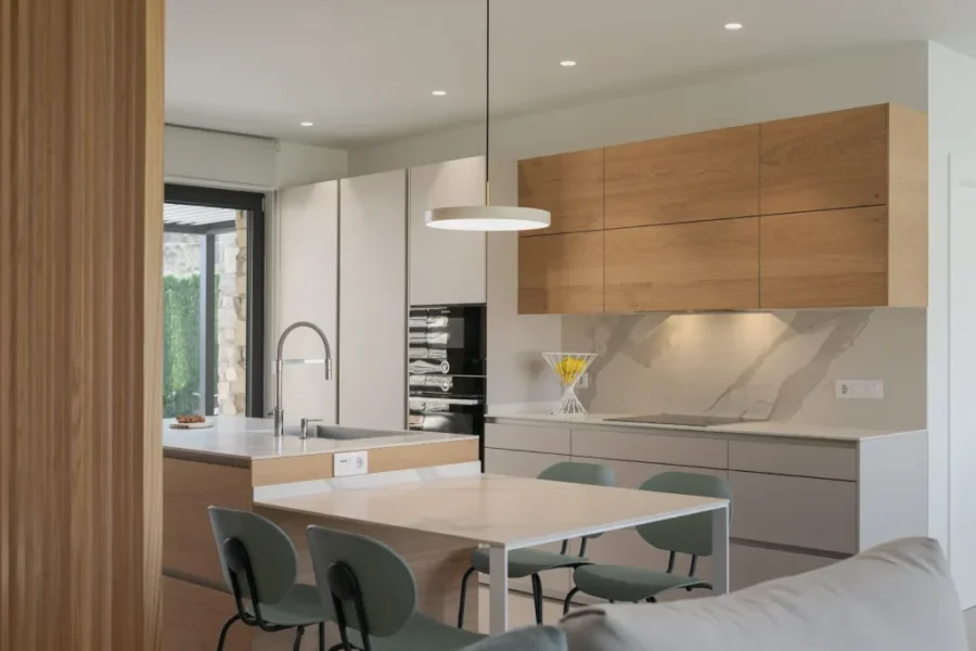 Cocina abierta al salón