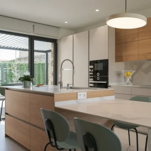 Cocina abierta al salón
