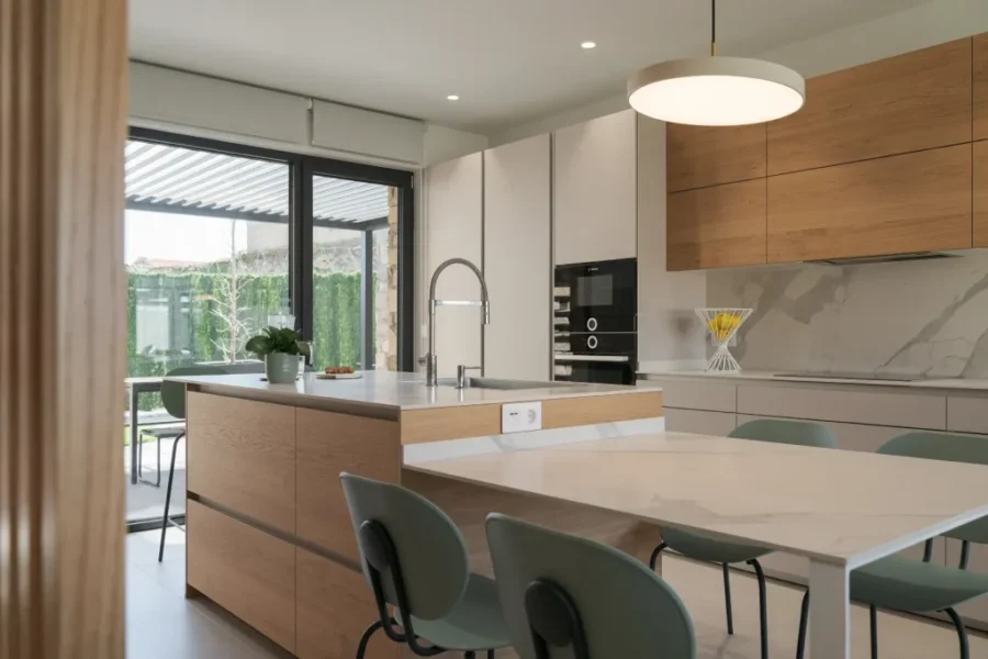 Cocina abierta al salón