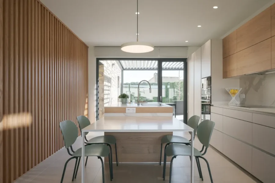 Cocina abierta al salón