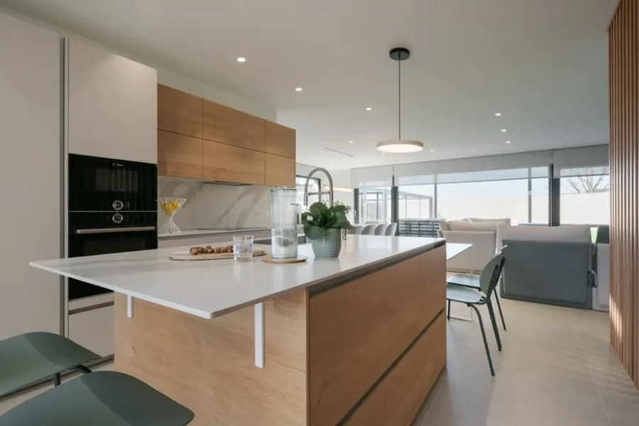Cocina abierta al salón