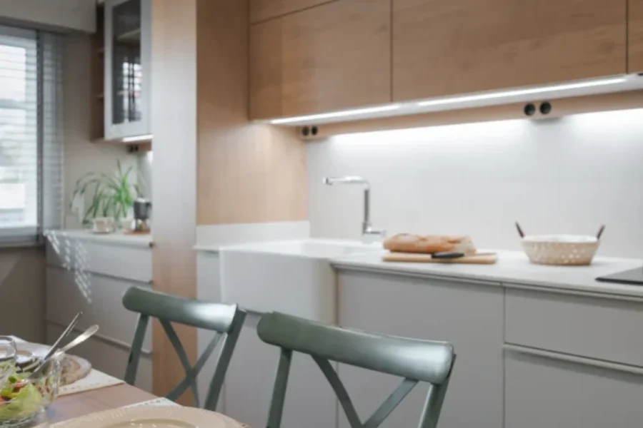 Cocina en un frente
