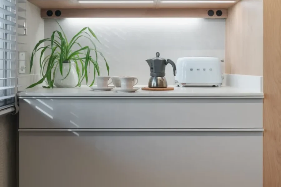 Cocina en un frente