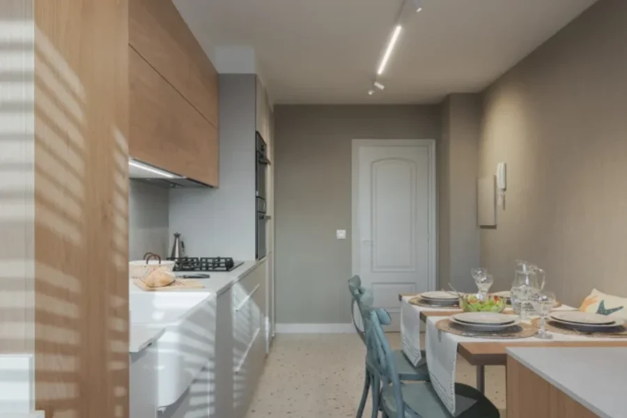 Cocina en un frente