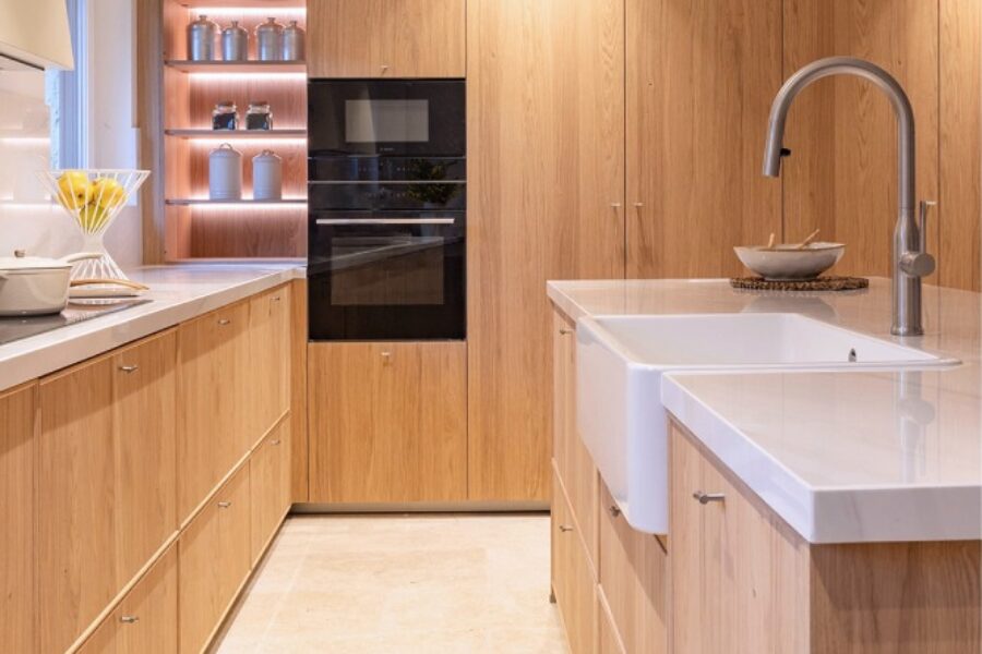 Cocina en madera en Casa Solana Cocina en madera en Casa Solana