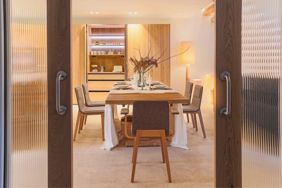 Cocina en madera en Casa Solana Cocina en madera en Casa Solana
