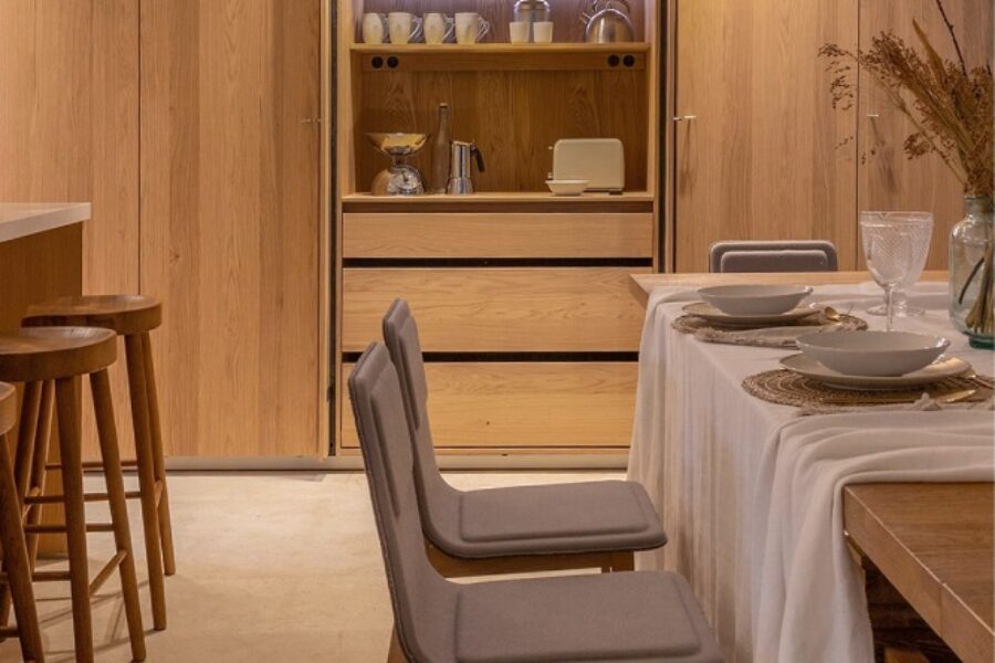 Cocina en madera en Casa Solana Cocina en madera en Casa Solana